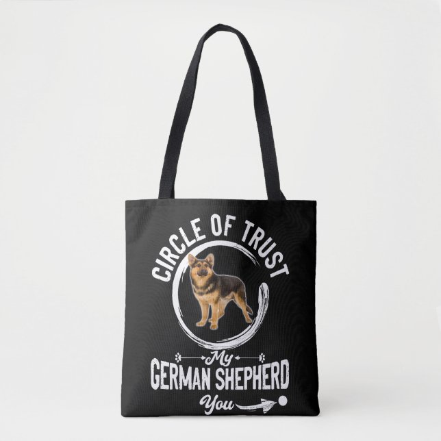 Tote Bag 7 Cercle De Confiance Mon Berger Allemand (Devant)