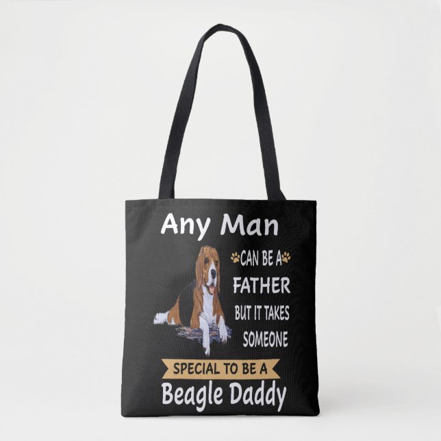 Tote Bag 7 Tout Homme Beagle papa (Devant)