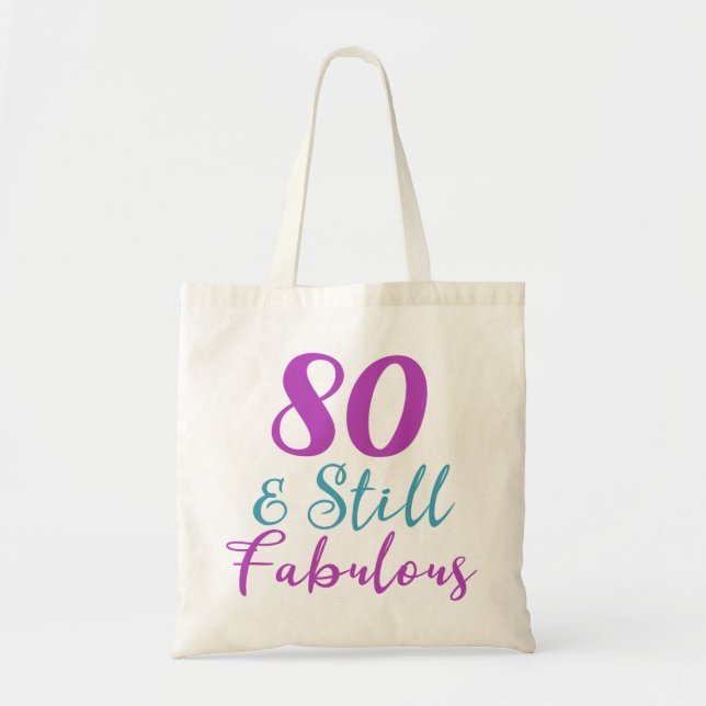 Tote Bag 80e anniversaire Toujours fabuleux (Devant)