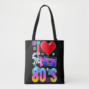 Tote Bag 80s Musique Radio Amour 80 Disco