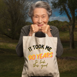 Tote Bag 90 ans pour regarder ce bon 90e anniversaire quatr