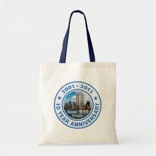 Tote Bag 911 anniversaire de 10 ans