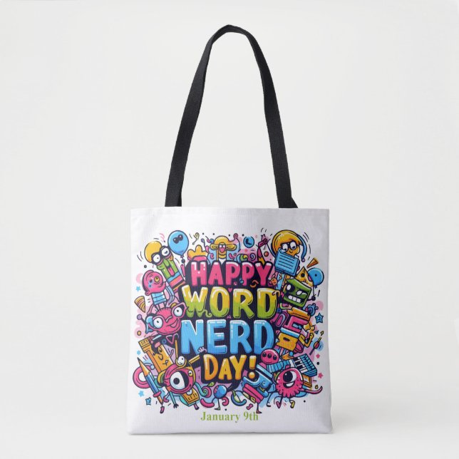Tote Bag 9 janvier - Jour Nerd (Devant)