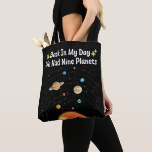 Tote Bag A Mon Époque, Nous Avions Neuf Planètes Pluton Ast