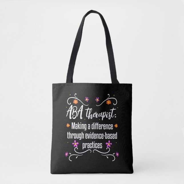Tote Bag ABA Thérapiste Comportement Cadeau Analyste Autism (Devant)