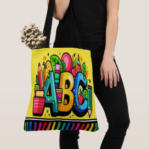 Tote Bag ABC REGARDEZ-MOI - Voir au verso