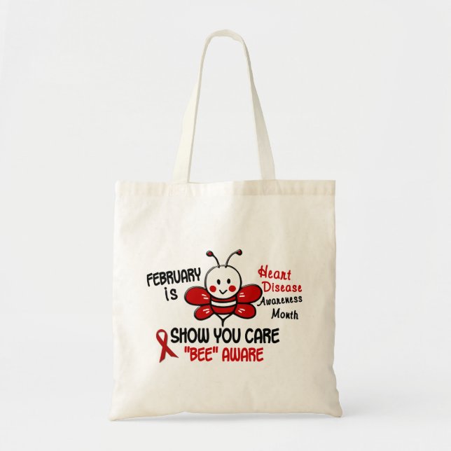 Tote Bag Abeille 1,1 de mois de conscience de maladie (Devant)
