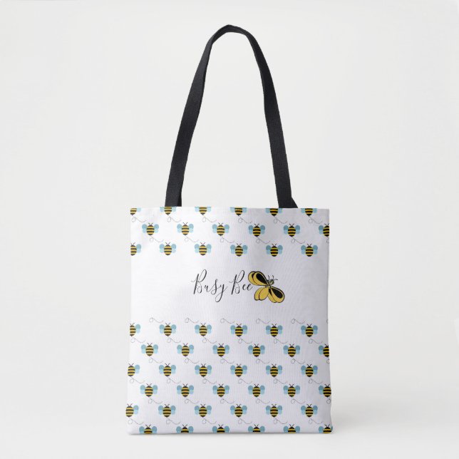 Tote Bag Abeille occupée, Bumble Abee Épaule Fourre-tout (Devant)