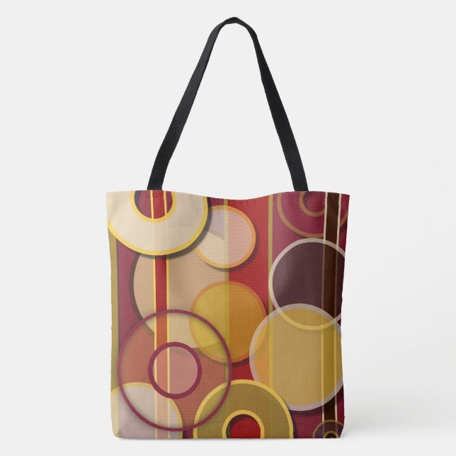Tote Bag Abstrait #843 (Dos)