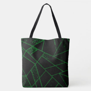 Tote Bag Abstrait #948 Vert