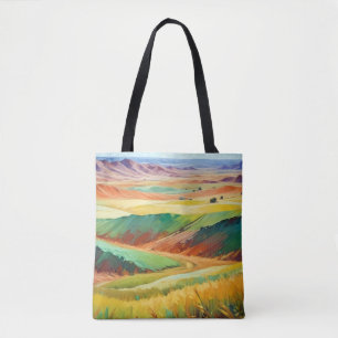 Tote Bag Abstrait Arrière - plan de la nature de la prairie