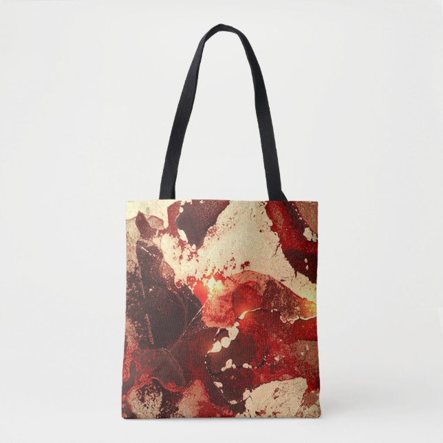 Tote Bag Abstrait arrière - plan en marbre. (Devant)