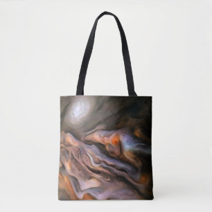 Tote Bag Abstrait d'une beauté obsédante en ocre et brun