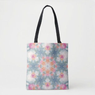 Tote Bag Abstrait géométrique moderne imprimé ornemental bl