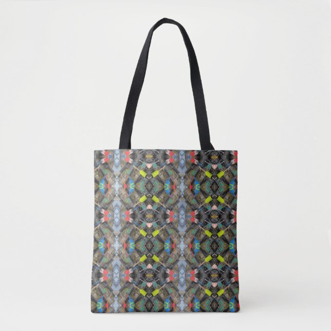 Tote Bag Abstrait homard pot tree fourre-tout (Devant)