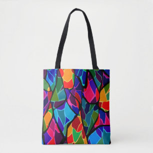 Tote Bag Abstrait multicolore