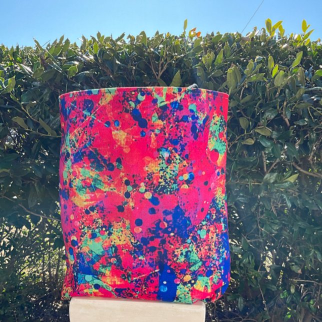 Tote Bag Abstrait multicolore (Créateur téléchargé)