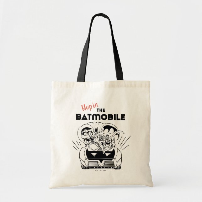 Tote Bag Accéder au Batmobile (Devant)