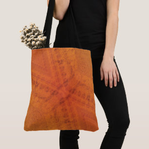 Tote Bag Acceptation   Motif de Shibori rouge orange jaune