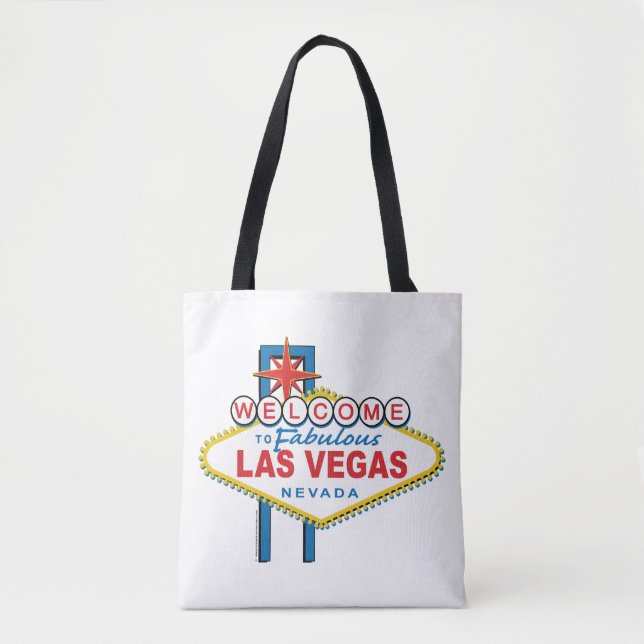 Tote Bag Accueillez à Las Vegas Nevada (Devant)