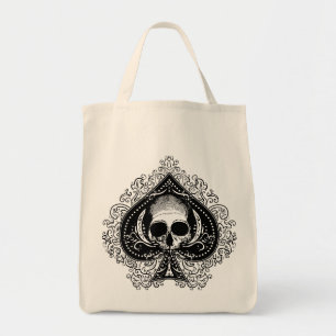 Tote Bag Ace crâne des pique