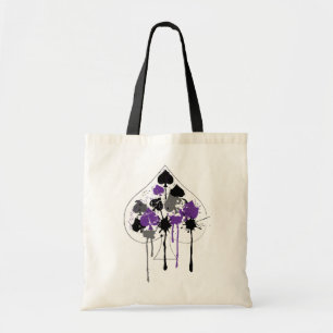 Tote Bag Ace de la pique de la Fierté Asexuelle Aromantiqu