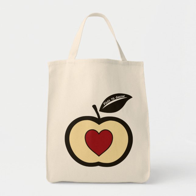 Tote Bag Acheter de l'alimentation pour augmenter Logo Budg (Devant)