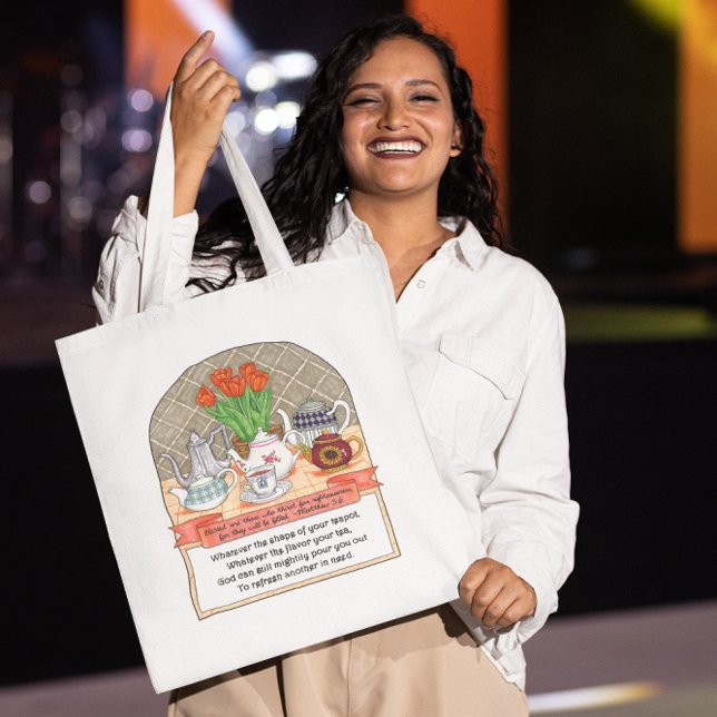 Tote Bag Actualiser la théière Fourre-tout (Créateur téléchargé)
