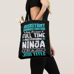 Tote Bag Administrateur adjoint - Multitasker - Titre du tr
