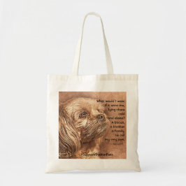 Tote Bag Adopter Un Abri Pour Animaux - Shih Tzu