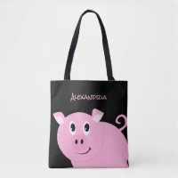 Adorable Cochon rose Personnalisé Doux Petit Cocho