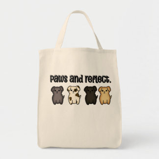 Tote Bag Adorable Puppy Lineup