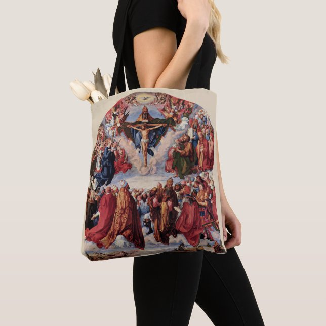 Tote Bag Adoration de la Trinité par Albrecht Durer, 1511 (De près)