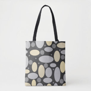 Tote Bag Adstrat polk corcles point rétro vintage impressio
