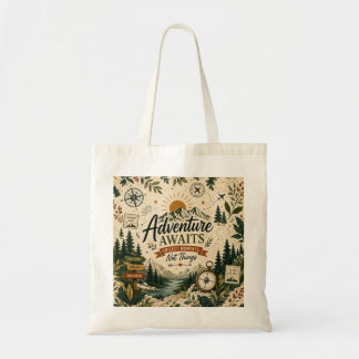Tote Bag Adventure Awaits Vintage Nature Crossbody Bag | Ru