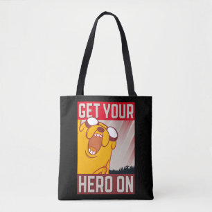 Tote Bag Adventure Time Jake "Get Your Hero On"