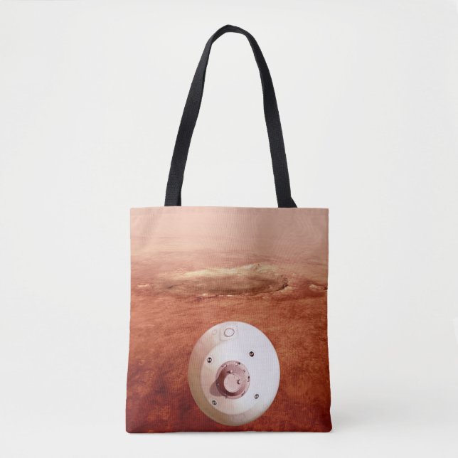 Tote Bag Aérocoque Avec Perpersévérance Rover Descente Vers (Devant)