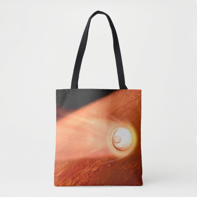 Tote Bag Aérocoque Avec Perpersévérance Rover Descente Vers (Devant)