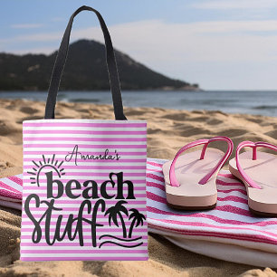 Tote Bag Affaires de plage personnalisées