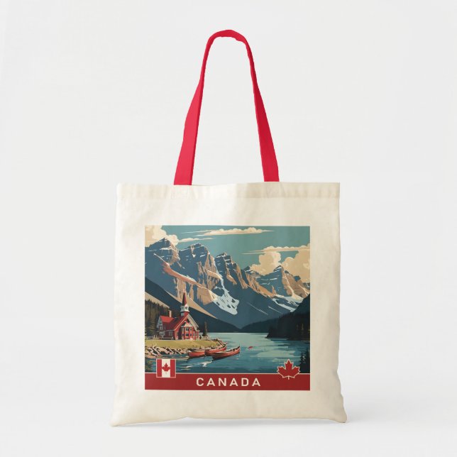 Tote Bag Affiche Canada Travel (Devant)