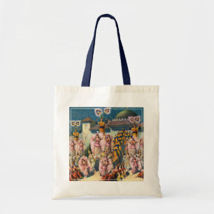 Tote Bag Affiche De Cirque Des Danseurs Avant Le Roi Maure