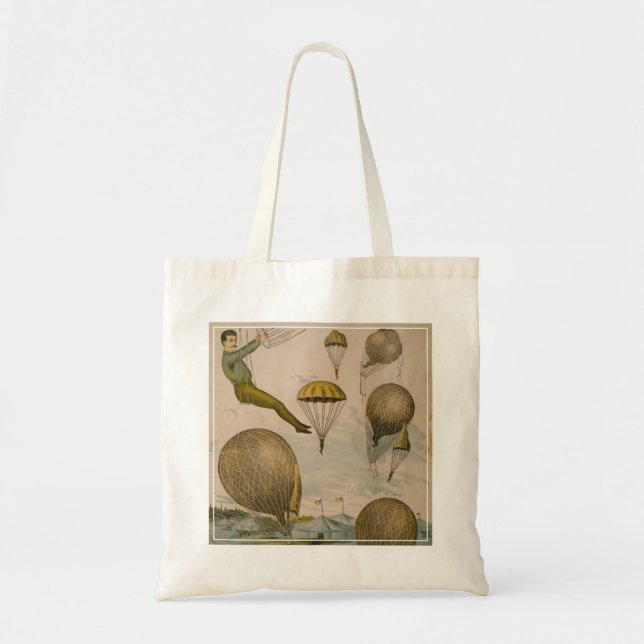 Tote Bag Affiche De Cirque D'Un Ballon Aérien (Devant)