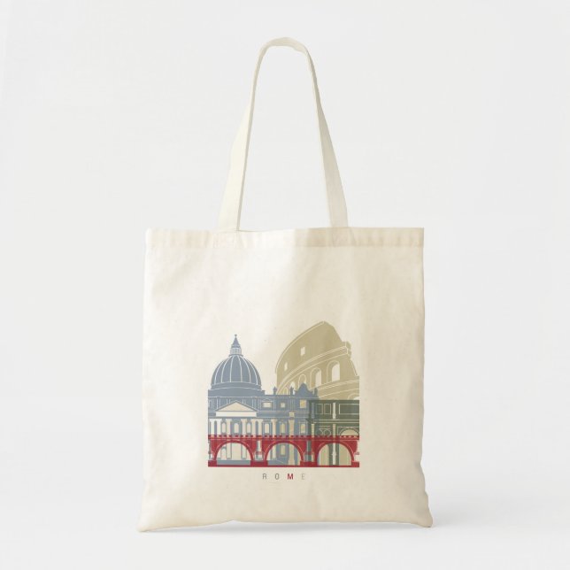 Tote Bag Affiche de Rome (Devant)