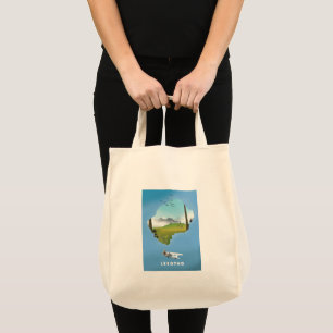 Tote Bag Affiche de ski en Afrique du Sud Lesotho