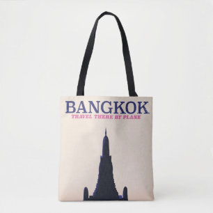 Tote Bag Affiche de voyage Bangkok Wat Poh