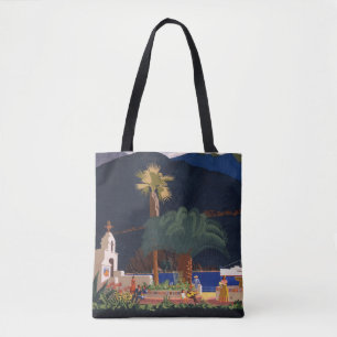 Tote Bag Affiche de voyage - Père Noël Catalina Island, Cal