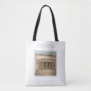Tote Bag Affiche de voyage pour Athènes Grèce