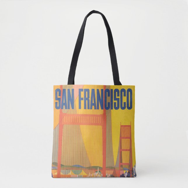 Tote Bag Affiche De Voyage Pour Vol Twa À San Francisco (Devant)