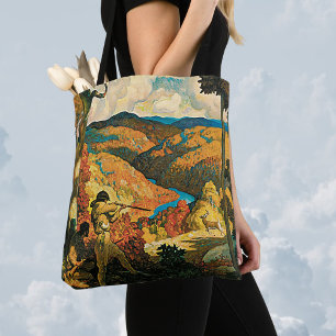 Tote Bag Affiche de voyage vintage, Dans le vieux Kentucky,