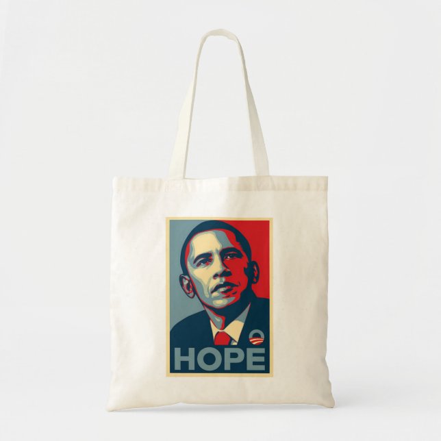 Tote Bag Affiche d'espoir de Barack Obama (Devant)